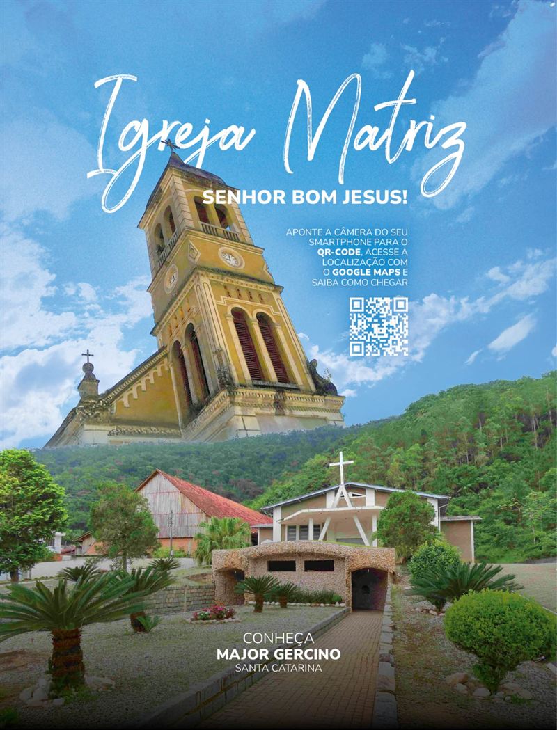 Igreja Matriz Senhor Bom Jesus em Major Gercino